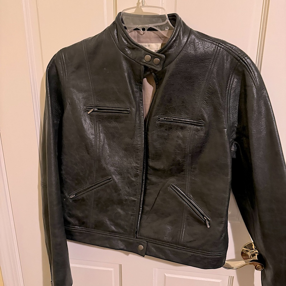 J. Crew  pewter grey unisex Bomber Jacket